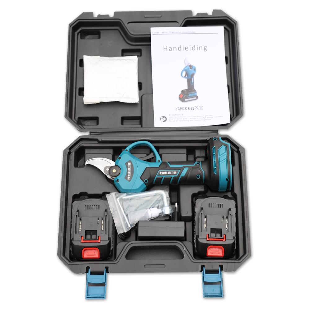 PowerStation Elektrische Snoeischaar met 1 Accu