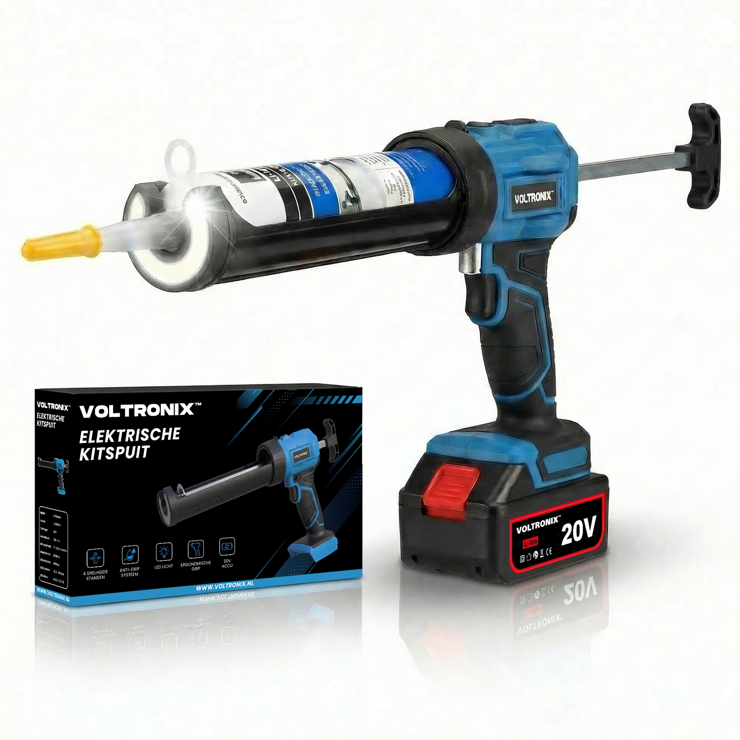 VOLTRONIX™ Elektrische Kitspuit