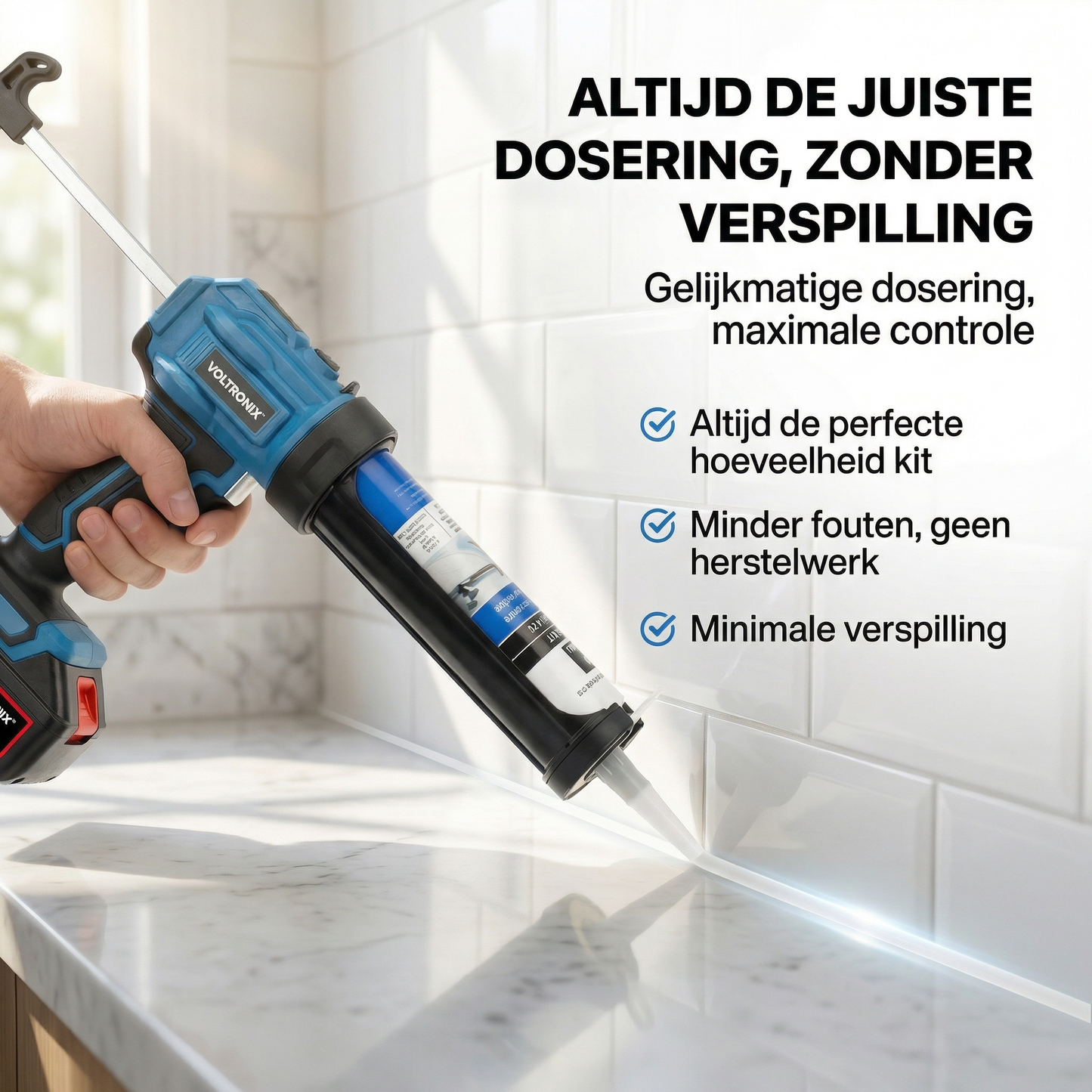 VOLTRONIX™ Elektrische Kitspuit