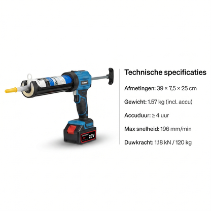 VOLTRONIX™ Elektrische Kitspuit